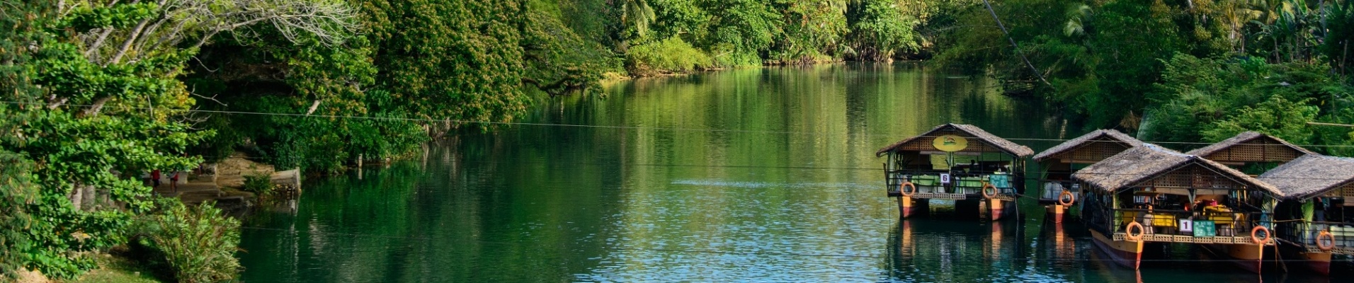 rivière à Bohol aux Visayas