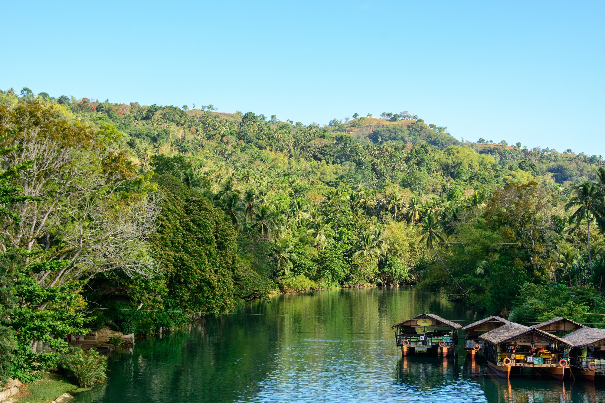 rivière à Bohol aux Visayas