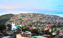 Vue sur la ville de baguio
