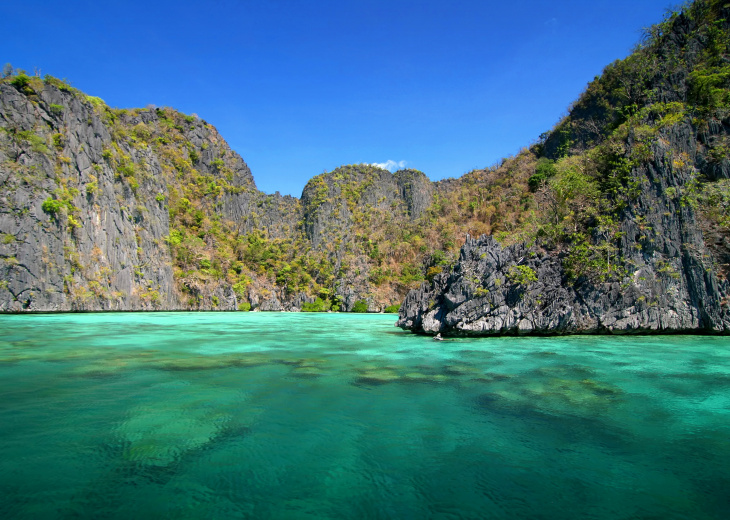 Ile de coron vue depuis la mer