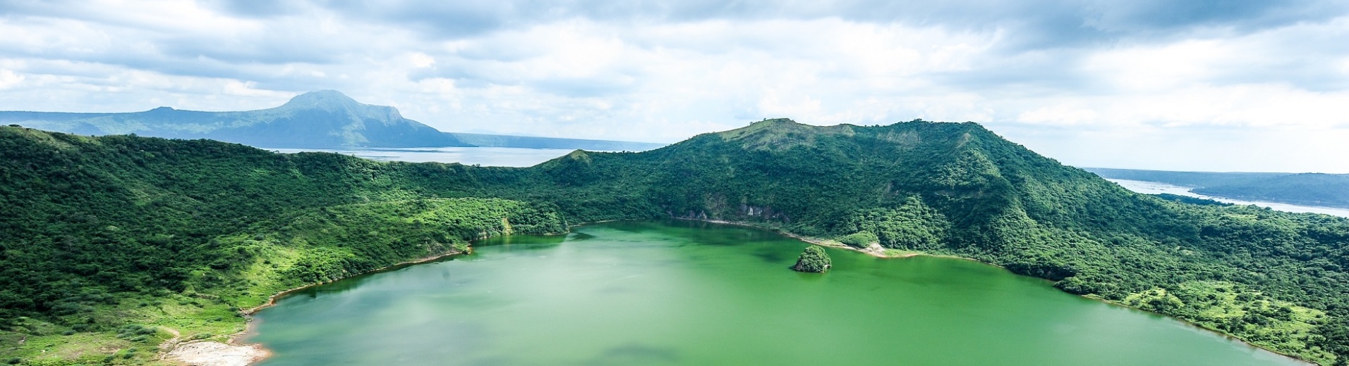 Vue sur le lac Taal