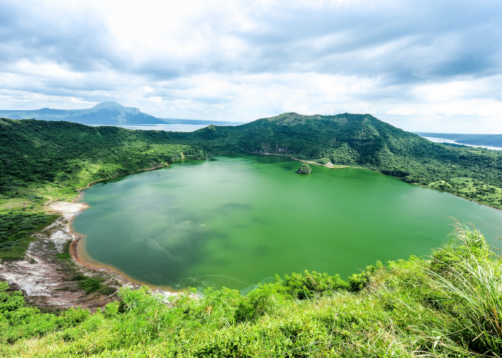 Vue sur le lac Taal