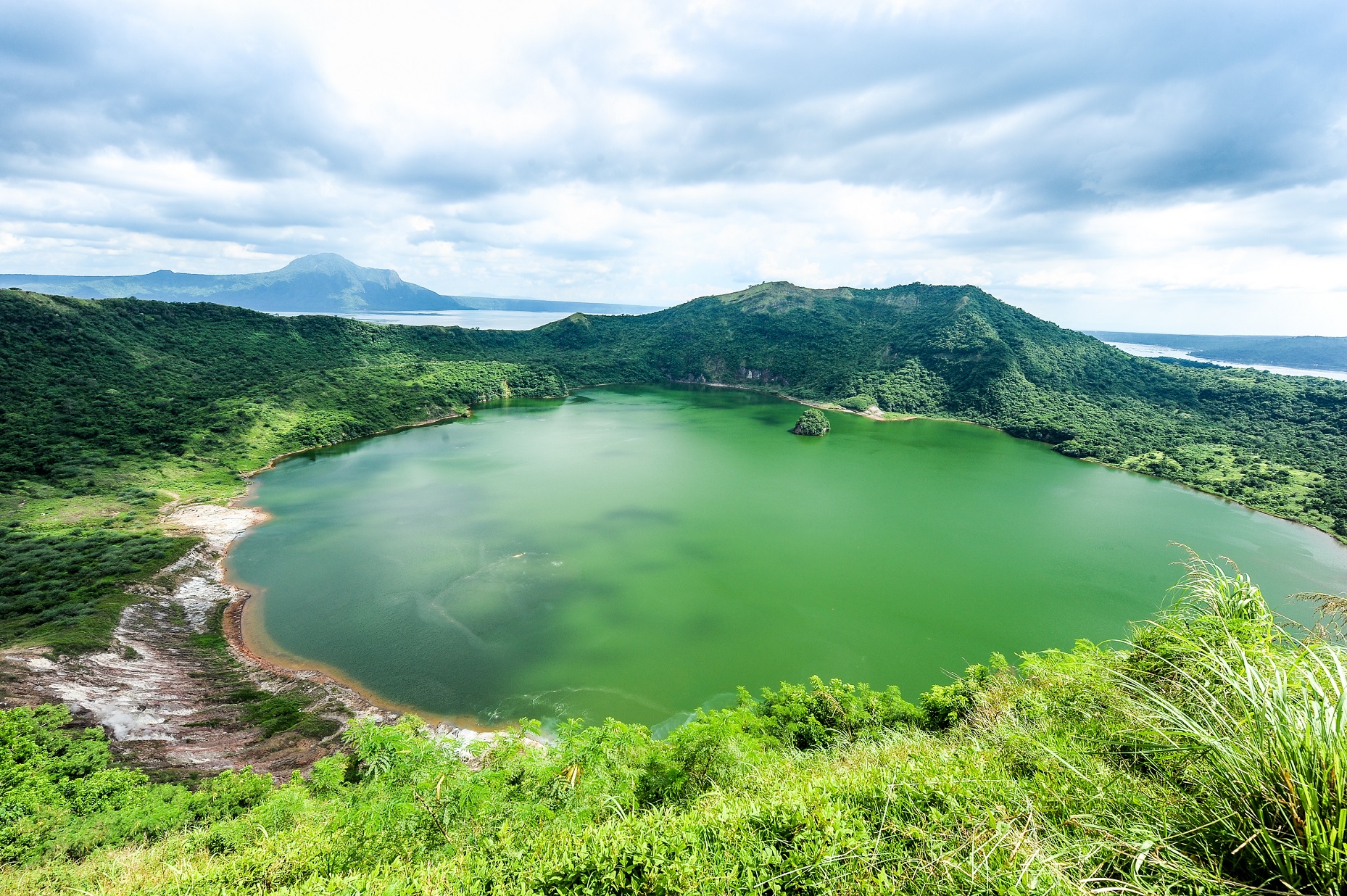 Vue sur le lac Taal