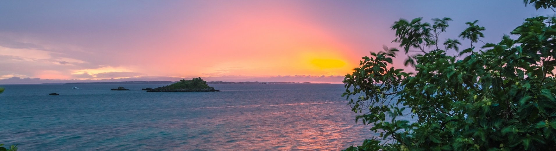 Coucher de soleil sur Malapascua island