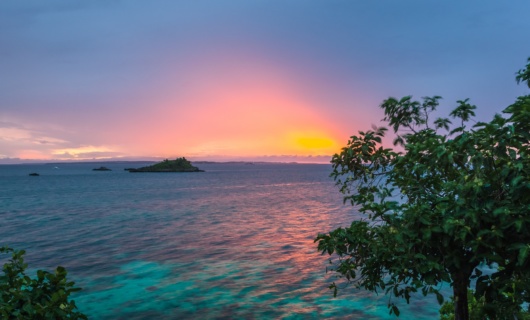 Coucher de soleil sur Malapascua island