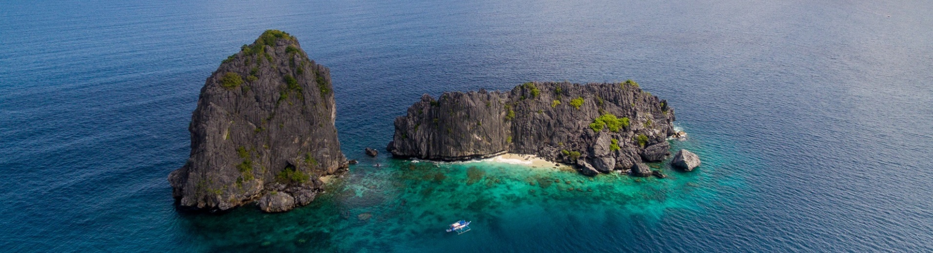 Petite île vers El Nido et Miniloc Island