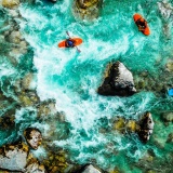 kayak sur une rivière