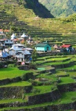 Maisons de Banaue au cœur des rizières