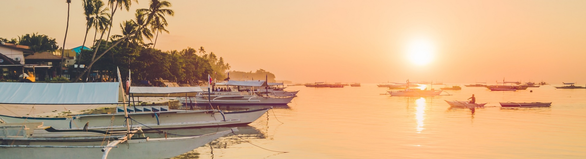 Coucher de soleil sur panglao island